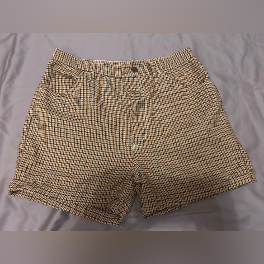 Wragler plaid high rise shorts Size Small